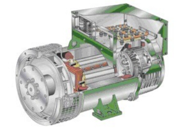 千家镇发电机内部结构图